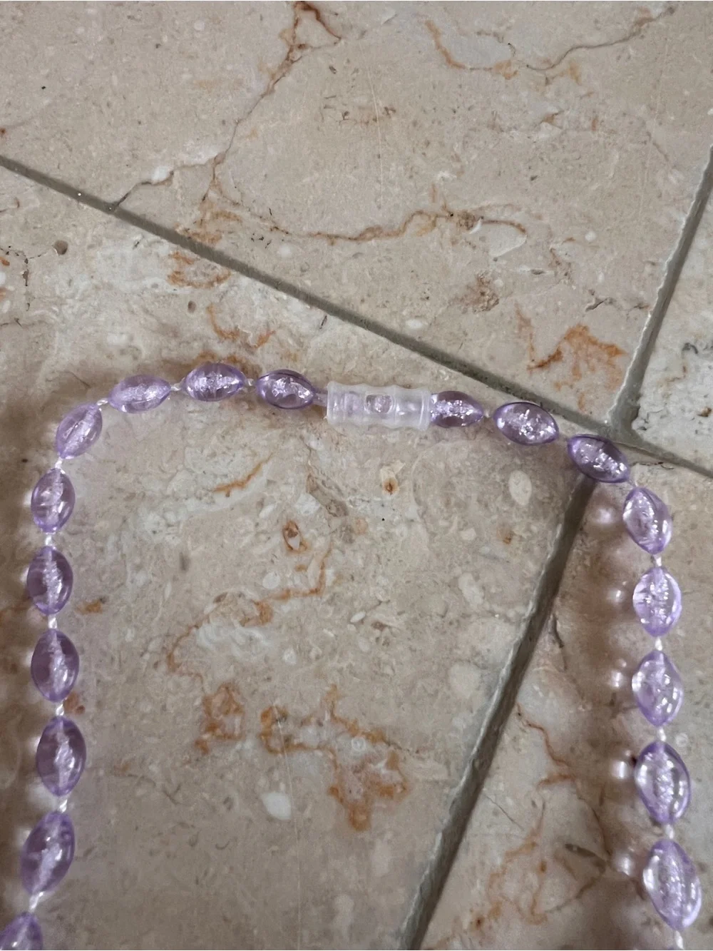 Lilac Beaded Necklace - Women Jewelry